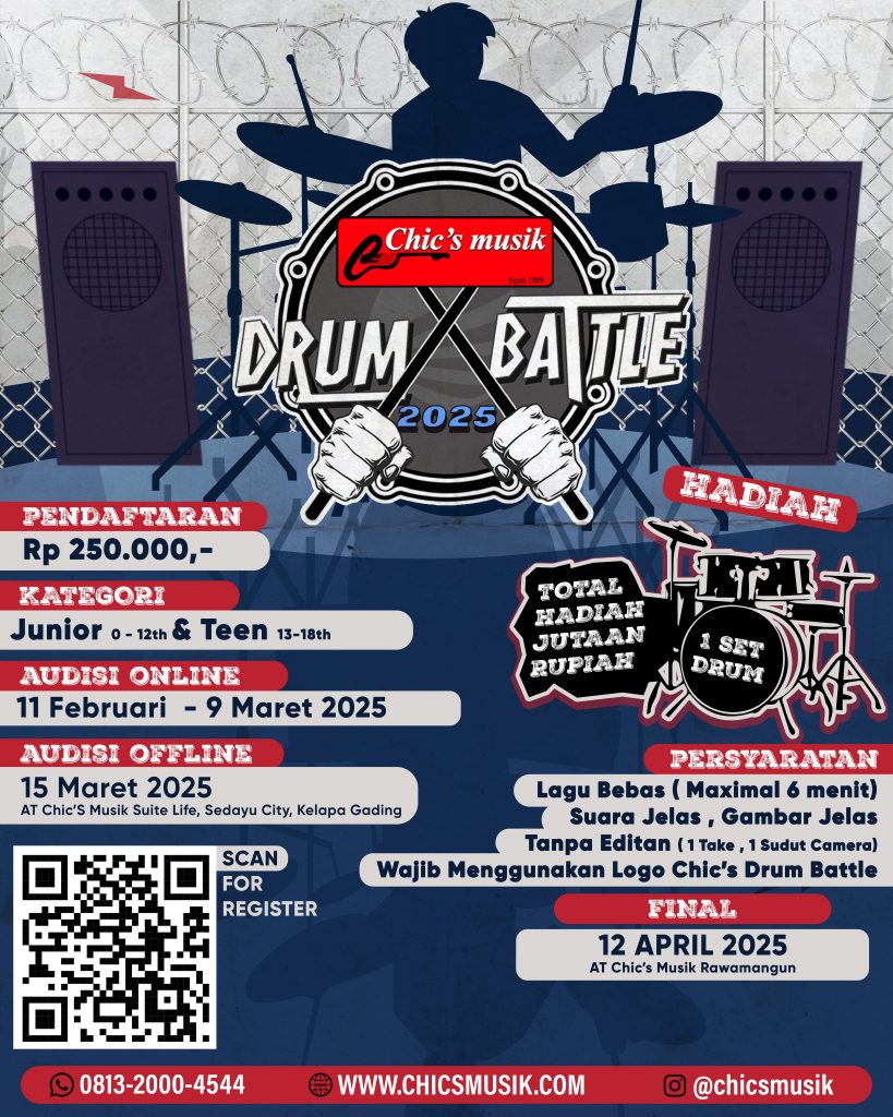 Tunjukan Ritme mu di “Chic’s Drum Battle 2025”!